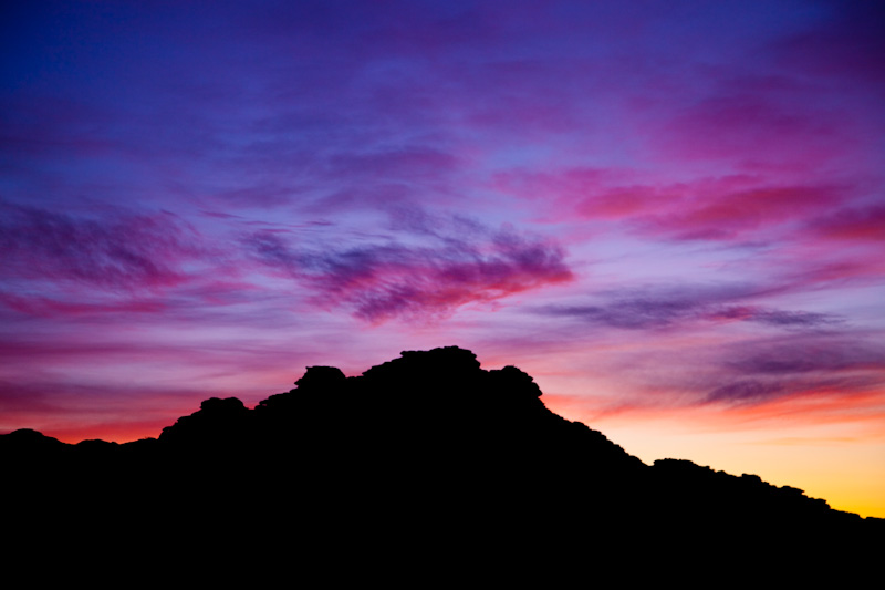 Sunset From Camp